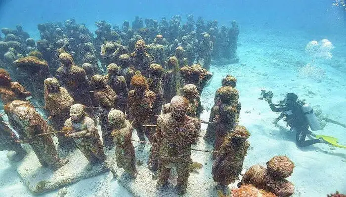 snorkeling at underwater museum of art