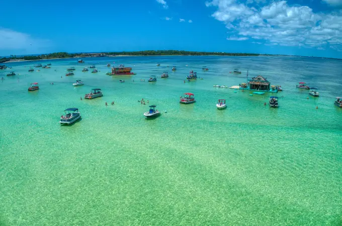 crab island catamaran swim & chill