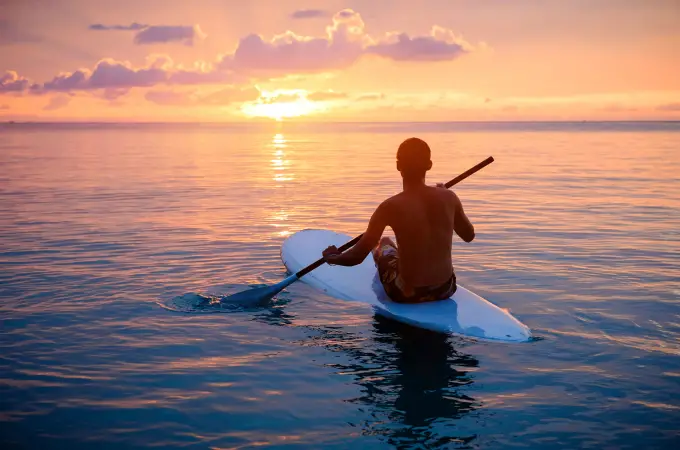 paddleboarding at Fort Walton Beach